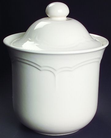 Pfaltzgraff GAZEBO WHITE Sugar Canister 512532  