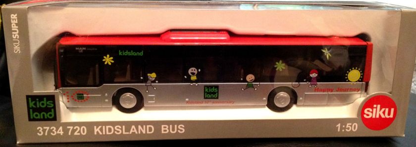 Germany Brand SIKU 3734 EVENT SPECIALS KIDSLAND BUS RARE 1  50  