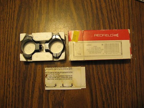 REDFIELD SCOPE RINGS 1 INCH SET PAIR JR/SR NEVER USED  