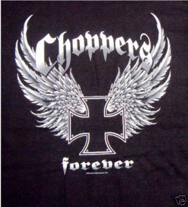 New CHOPPERS FOREVER LONG SLEEVE T SHIRT  