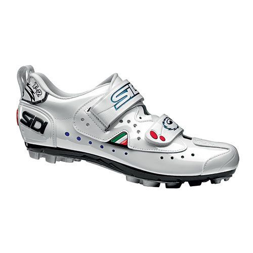 SIDI Terra White Vernice (Off Road Traithlon/MTB Shoes)  