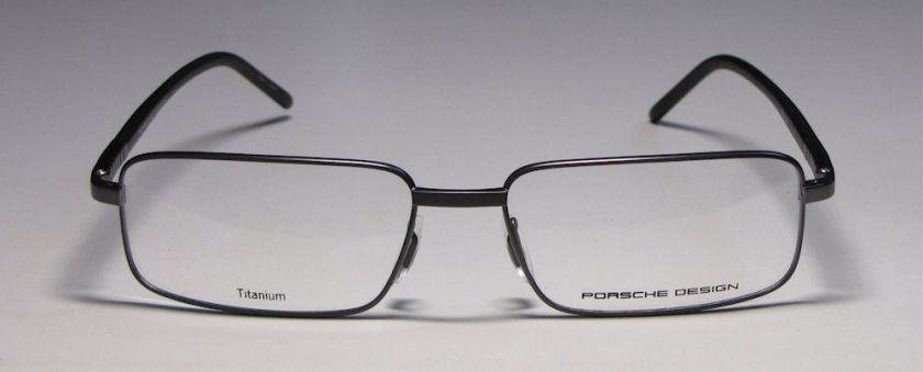 NEW PORSCHE DESIGN 8123 C 57 17 145 ONYX/BLACK TITANIUM GLASSES 