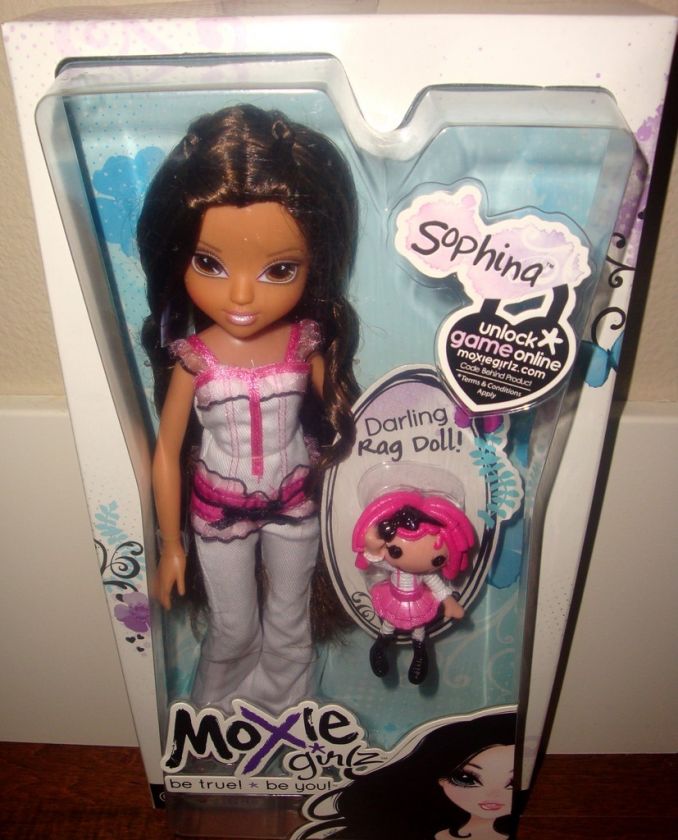 Moxie Girlz SOPHINA Darling Rag Doll mini Lalaloopsy  