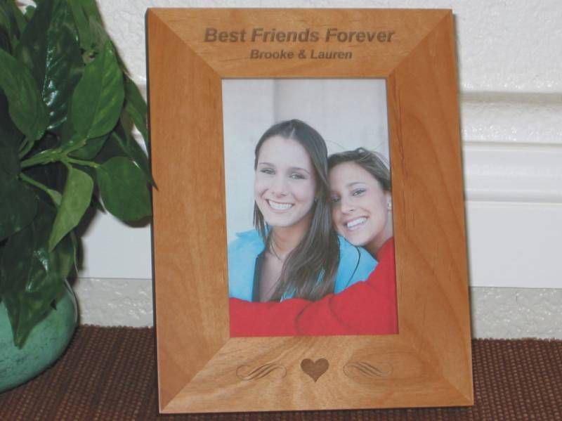 Best Friends Picture Frame Engraved Personalized Gift  