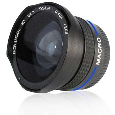 Super Wide HD Fisheye Lens for Sony DCR SX33E DCR SX34E  