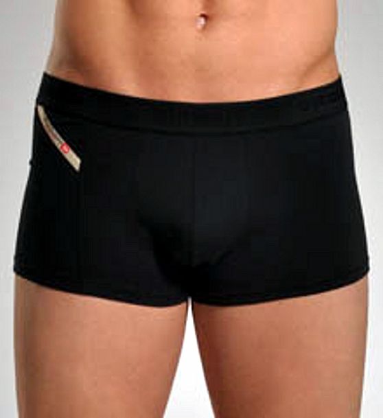 Diesel Mens Underwear Shawn Black Boxer Shorts 00CG2N  