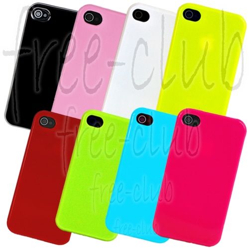 Colorful Neon Candy TPU Case Cover for iPhone 4/4S  