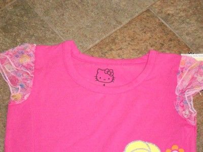 NWT Hello Kitty 2 pc TUTU Outfit Pink CUTE 4 5 6  