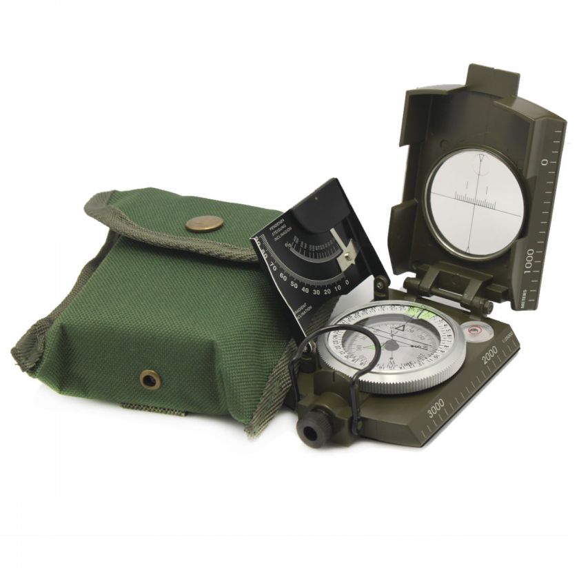 Upgraded Version of Military Army Geology Metal Compass Military Green 