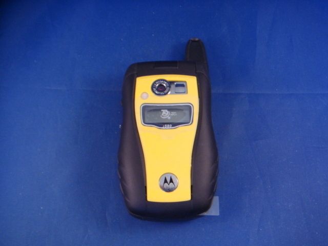 MINT YELLOW Motorola i580 Nextel Rugged PTT Cell Phones 100% WORKING 