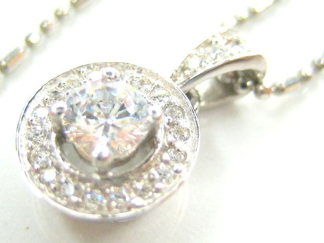 25CT EPIPHANDY DIAMONIQUE STERLING PENDANT NECKLACE  