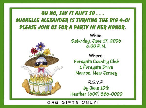 design over the hill duck invitation size 5 5 x 4 25 quantity 10 one 