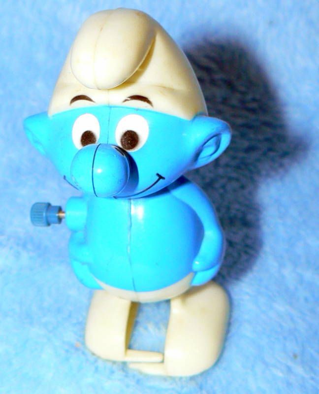 SMURF WIND UP TOY 1980  