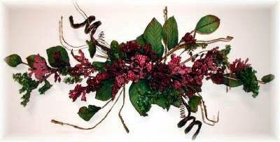   PRIMITIVE Silk Flowers SWAG Wedding Arch Decor Centerpieces NEW  