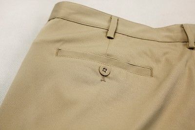 Nike Dri FIT Flat Front Tech Mens Golf Pants KHAKI MULTIPLE SIZE 