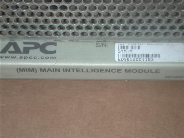 APC Symmetra UPS Main Intelligence Module  