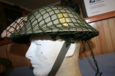 MINTY WW1 WW2 BRITISH DOUGHBOY HELMET DOUGH BOY REPRODUCTION SIZE 58 W 