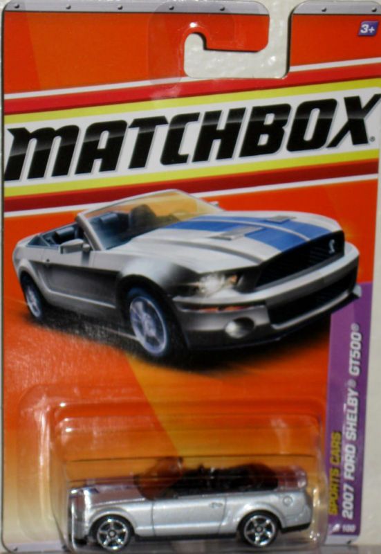 2007 Shelby GT500 Convertible Matchbox 2011 #7/100 SILV  