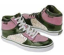 Punkrose Funk high top sneakers floral 8.5 Med New $60  