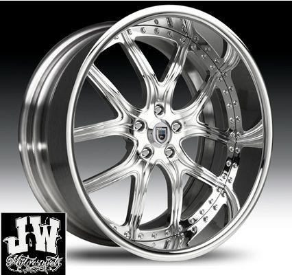 24 INCH ASANTI AF150 WHEELS GMC CHEVY FORD CHARGER  