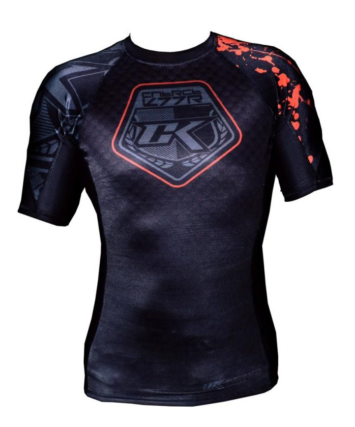 CONTRACT KILLER RASHGUARD BRAND NEW SHORTSLEEVE MMA BLACK  