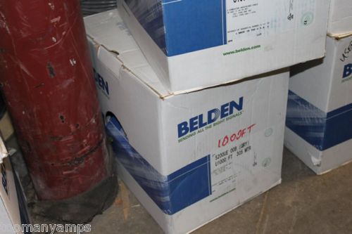 1000FT BELDEN 5200UE 16AWG 2 CONDUCTOR AUDIO CABLE  