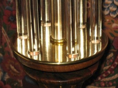 Vintage Rembrandt Brass Cylinder Table Lamp 42 TALL