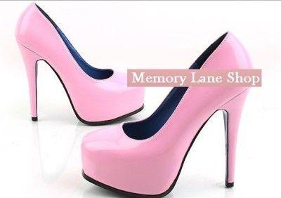 celebrity DOUBLE PLATFORM HEEL PUMP PINK US7.5 Eur39  