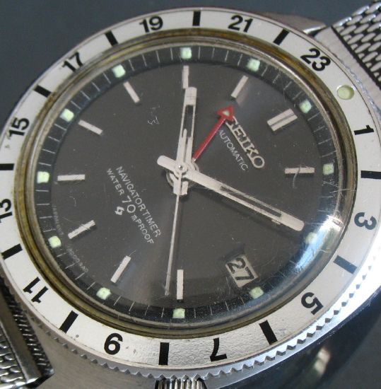 SEIKO GMT NAVIGATOR TIMER REF 6117 8000 GMT AUTOMATIC WATCH Ca.1969 