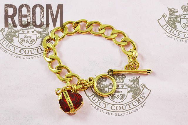 Juicy Couture Technicolor Dream Icons Banner Heart Starter Bracelet 