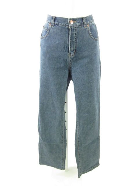 SIGRID OLSEN Blue Denim Straight Leg Jeans Pants Sz 8  