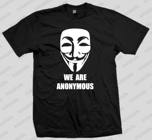 We Are Anonymous 4chan Internet Meme Legion T Shirt  