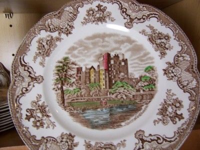 79 Piece Johnson Bros OLD BRITAIN CASTLES Dinnerware 1930 Brown MULTI 