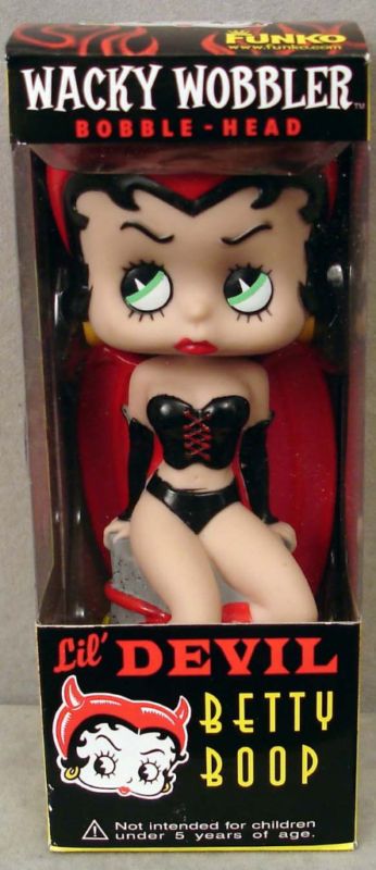 BETTY BOOP DEVIL FUNKO BOBBLEHEAD NEVER REMOVED FRO BOX  