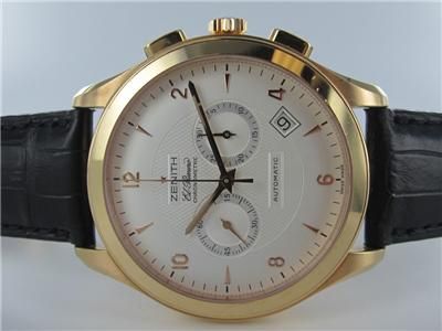 18KT ROSE GOLD ZENITH GENTS GRANDE CLASS EL PRIMERO AUTOMATIC 