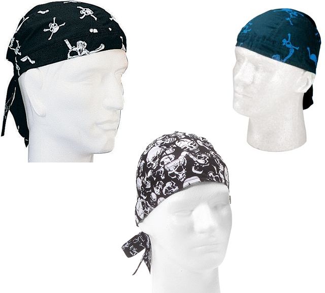 SKULLS & BONES Military Headwrap, Biker Head Wraps  