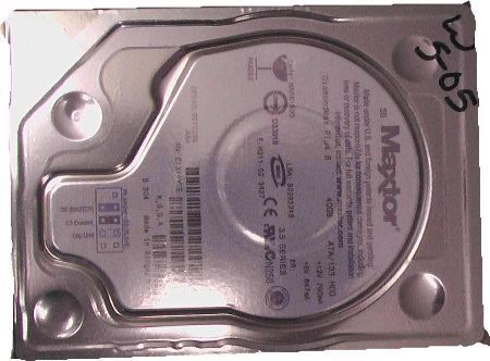 ReplayTV Panasonic Show Stopper 40GB Maxtor Hard Drive  