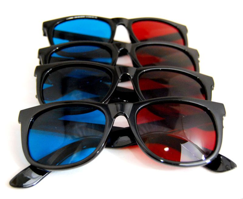 What Stores Sell 3D Glasses Cyan/Red (4) Pairs Buy Here  