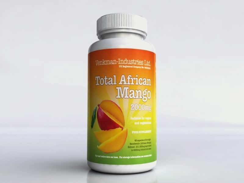 Total African Mango – 60 x 2000mg Capsules (2 per day=4000mg dose)