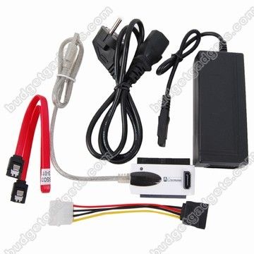 IDE ATA SATA to USB 2.0 HD HDD 2.5 3.5 Cable Adapter  