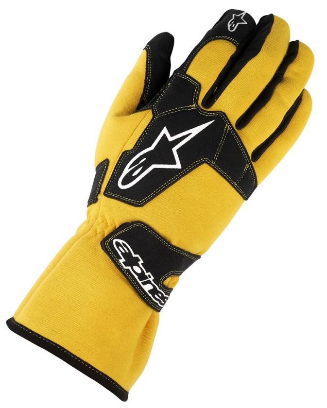 Karting gloves Alpinestars Tech 1 Yellow S XL XXL  