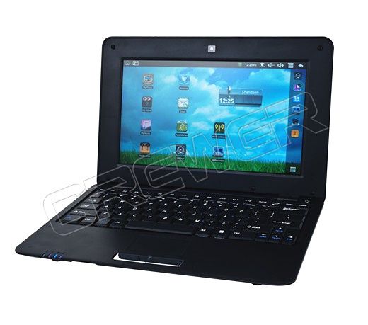 New 10 Netbook Laptop Mini Notebook WIFI Android 2.2 webcam 4GB 3 