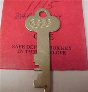 SAFE DEPOSIT KEY(1950S)OHIO CITIZENS TOLEDO,OH 4913C*  