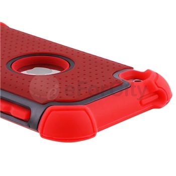  hybrid armor case compatible with apple ipod touch 4th generation 