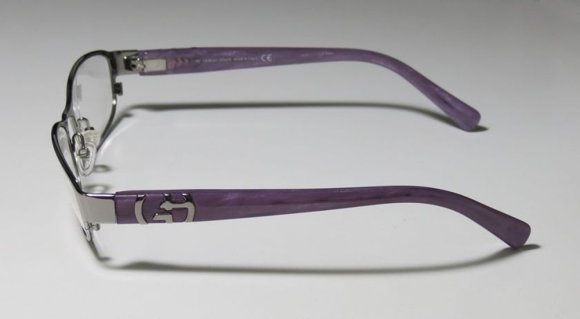  GIORGIO ARMANI 484 54 16 130 RUTHENIUM/VIOLET EYEGLASS/GLASSES/FRAME 