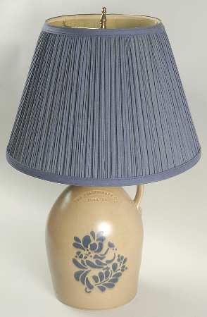 Pfaltzgraff FOLK ART Jug Table Lamp with Shade 4423954  