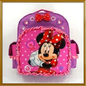   –12” Toddler Backpack/School Bags/Girls/Kids/Red Bow  NWT  