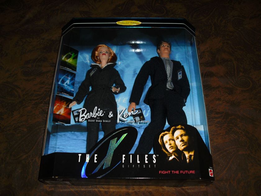 Barbie & Ken As Scully & Mulder The X Files 1998 Collectors Edition 