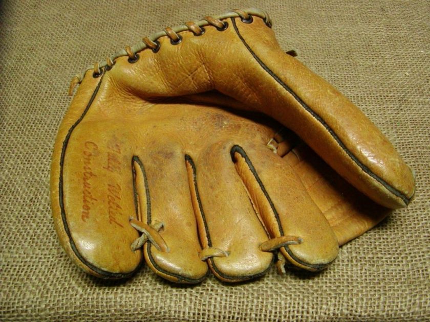 Vintage Leather Baseball Glove Antique Ball Softball  