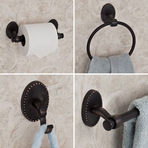 Reminiscence Bathroom Accessory Set   Oil Rubbed Bronze  